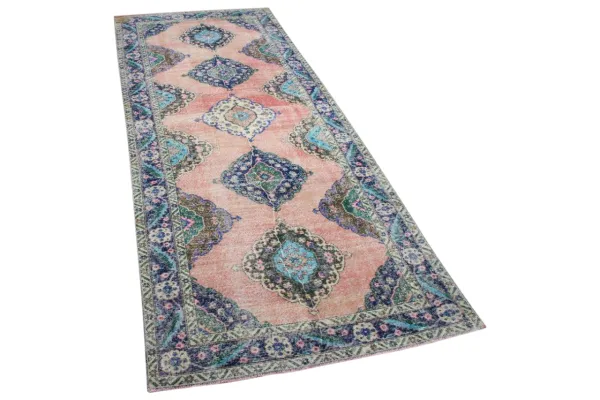 Vintage vloerkleed loper 56524 360cm x 140cm