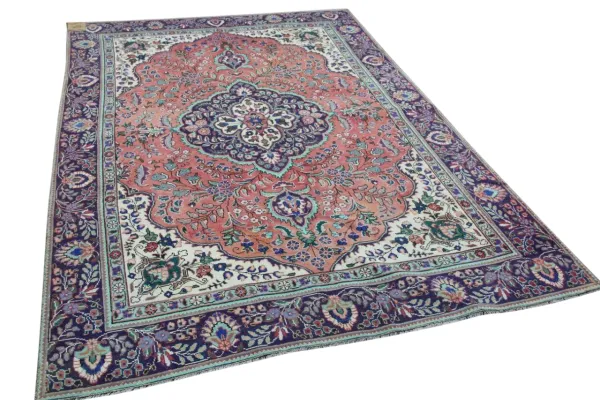 Vintage vloerkleed, 60098, 282cm x 186cm