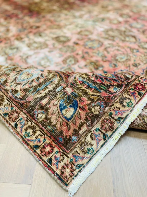 Vintage kirman vloerkleed 64244 374cm x 290cm