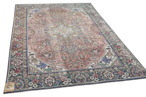 Vintage vloerkleed 68090 267cm x 180cm