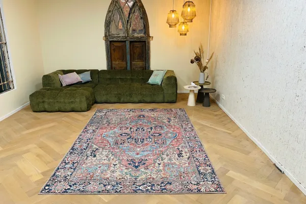 Vintage-Teppich im Used-Look in verschiedenen Größen Nr. 0141
