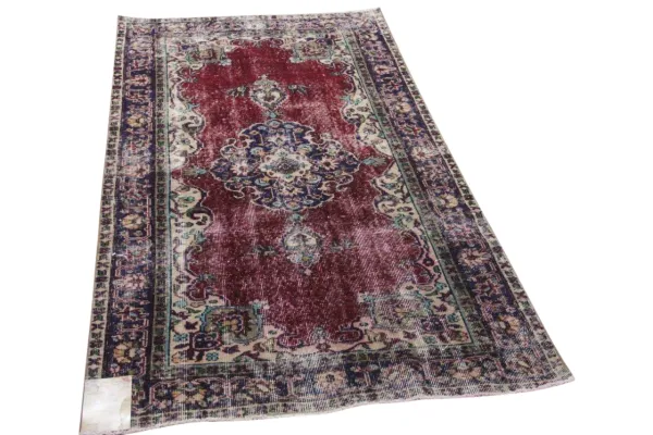 Vintage vloerkleed 12739 205cm x 111cm