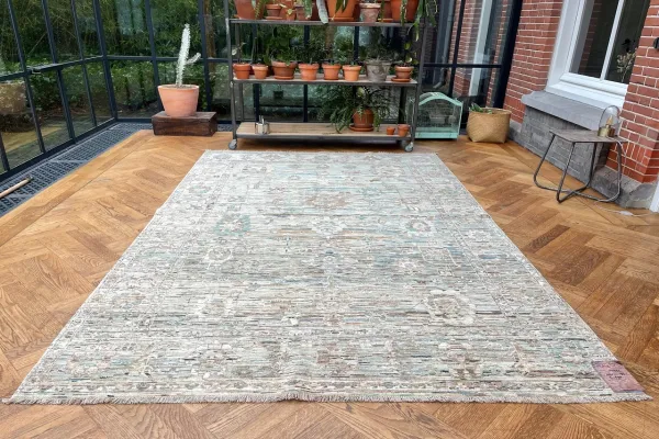 Handgemaakt vloerkleed uit Afghanistan 14476 304cm x 196cm
