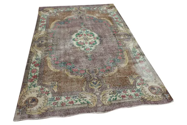 Vintage vloerkleed Isparta, paars 16095 280cm x 164cm