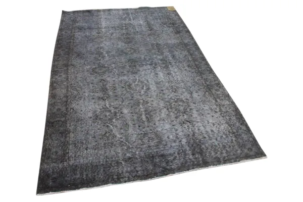 Vintage vloerkleed grijs 17601 255cm x 153cm