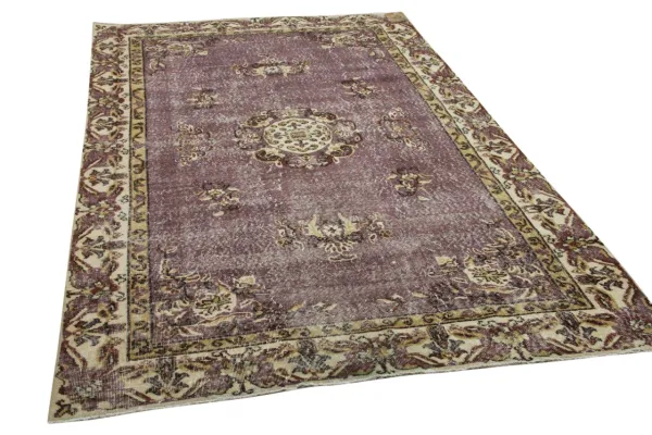  Vintage vloerkleed paars 18469 298cm x 174cm