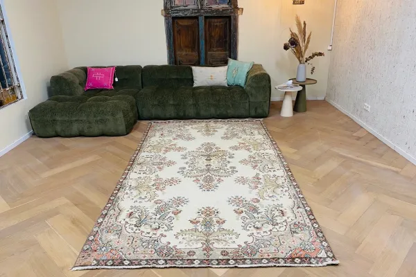 Vintage vloerkleed 18660 288cm x 167cm 