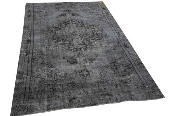 Vintage vloerkleed grijs 19444 270cm x 164cm