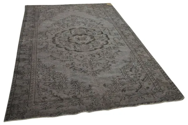 Vintage vloerkleed grijs 22671 295cm x 180cm
