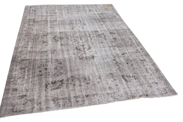 Vintage vloerkleed grijs 22952 277cm x 183cm