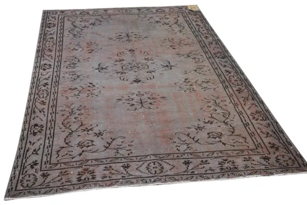 Vintage vloerkleed grijs 27568 250cm x 160cm