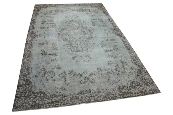 Vintage vloerkleed blauw 27642 294cm x 178cm