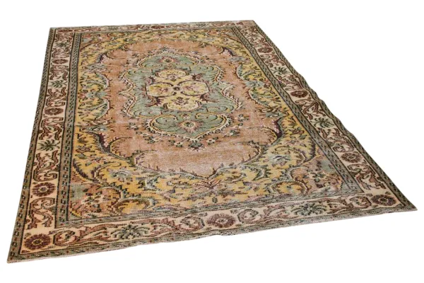 Vintage vloerkleed diverse kleuren 29617 262cm x 176cm