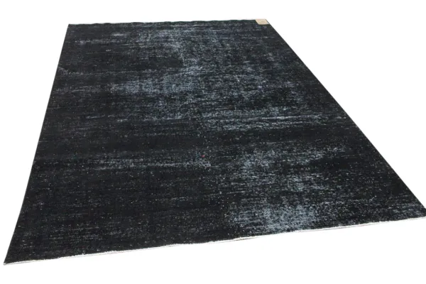 Vintage vloerkleed zwart 29750 294cm x 191cm