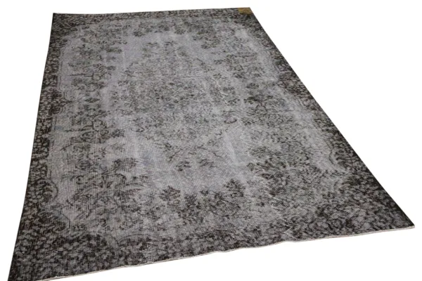 Vintage vloerkleed grijs 34588 263cm x 163cm