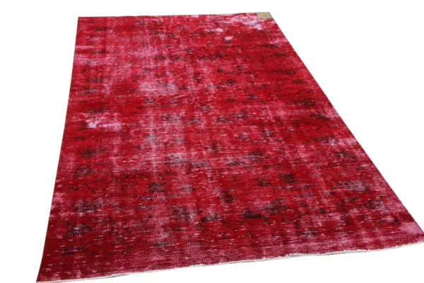 Vintage vloerkleed rood 34716 268cm x 160cm