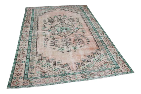 Vintage vloerkleed diverse kleuren 34901 266cm x 169cm