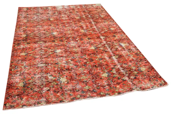 Vintage vloerkleed oranje 35959 280cm x 175cm