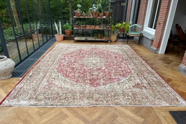 Kirman vloerkleed nr.59661 388cm x 297cm