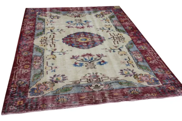 Vintage vloerkleed 8376 256cm x 189cm