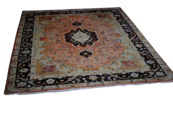Tabriz vloerkleed met zijde, nr 29342, 350cm x  260cm 