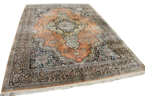 VERKOCHT zijde vloerkleed, nr 76003, 350cm x  245cm 
