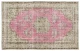 Vintage vloerkleed roze met beige 10315 273cm x 168cm