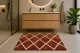 Badmat 16011 bruin/roze 90cm x 70cm