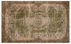 Vintage vloerkleed met groen 18226 276cm x 173cm