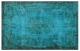 Vintage vloerkleed turquoise 25736 297cm x 189cm