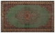 Vintage vloerkleed groen 26951 279cm x 161cm
