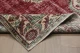 Vintage vloerkleed rood met groen nr 28793 292cm x 180cm
