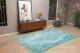 Vintage vloerkleed blauw 35093 294cm x 187cm