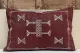 Sabra Kussen uit Marokko bordeauxrood 60cm x 40cm incl vulling nr.61188