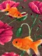 Droogloopmat bloemen met goudvissen 85502 ontworpen door Opfleuren met Fleuren Leverbaar eind juni
