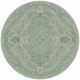 Alfombra by Pip Light Green Rond