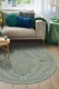Alfombra by Pip Light Green Rond