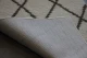 Badmat beni ouarain patroon (80cm x 60cm) wit met bruin, incl. antislip