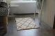 Sale Badmat beni ouarain patroon (80cm x 60cm) wit met bruin, incl. antislip showroom model