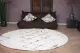 Rond beni ouarain vloerkleed 200cm doorsnee