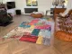 Vintage look patchwork vloerkleed. Laatste exemplaar showroom model