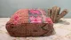 SALE Marokkaanse Poef nr.94031 60cm x 60cm x 25cm (gaatje, zie foto's)