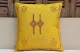 Sabra Kussen uit Marokko geel 45cm x 45cm incl vulling nr.94152