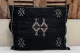 SALE Sabra Kussen Marokko zwart 45cm x 45cm incl vulling nr.14226 (zie foto's)