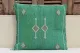 Sabra Kussen uit Marokko groen 45cm x 45cm incl vulling nr.64035