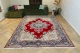 Ongechoren kirman vloerkleed rood, blauw 45326 328cm x 250cm