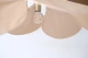 George Original lamp, kleur;  peau materiaal; rotan en messing met stof  