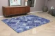 patchwork vloerkleed blauw nr.35479 234cm x 163cm