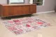 patchwork vloerkleed rood nr.35531 185cm x 122cm