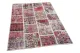 patchwork vloerkleed rood nr.35531 185cm x 122cm